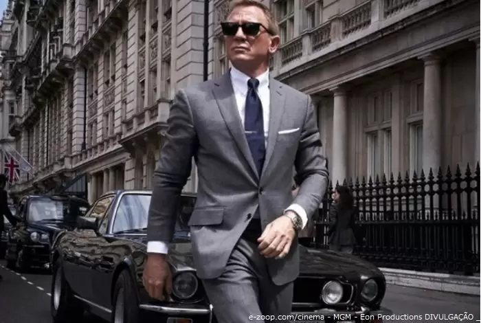 Daniel Craig em Londres, no filme Sem Tempo para Morrer.