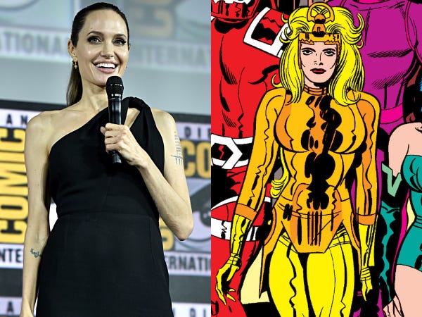 Anjelina Joly também estará no elenco de Eternals, (Foto: Marvel Studios).