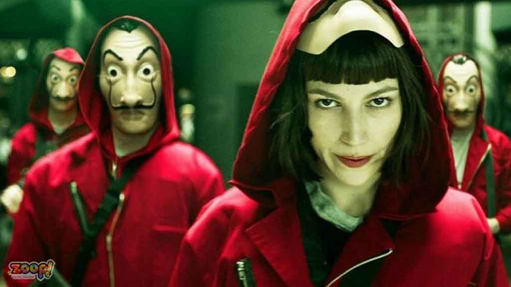 La Casa de Papel - Úrsula Corberó como a personagem Tóquio - série da Netflix / Divulgação