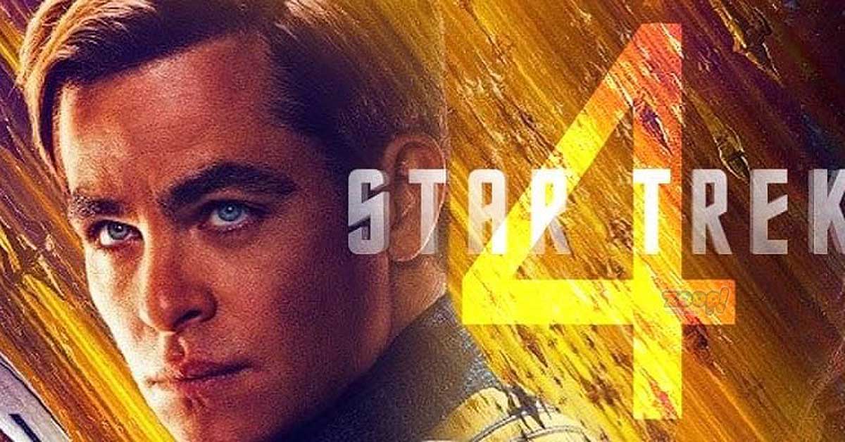 Chris Pine no cartas de Star Treck 4.