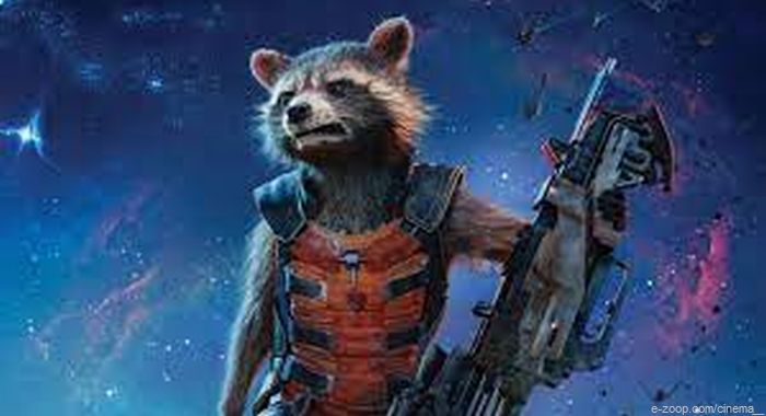 Rocket, o mais novo membro dos Guardiões da Galáxia. 