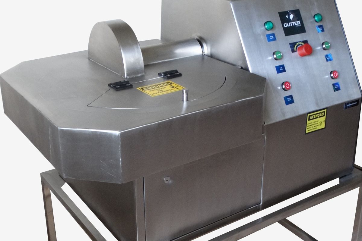 Cutter para carne modelo R.i100 fabricado pela empresa Cutter Industrial.