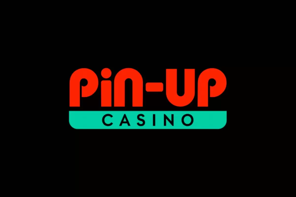 A marca PinUp Casino em fundo preto. A marca PinUp Casino em fundo preto.