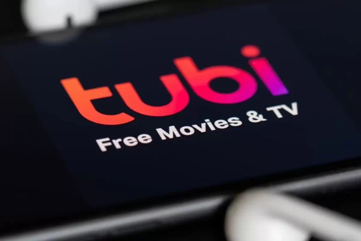 A marca do Tubi TV. A marca do Tubi TV.