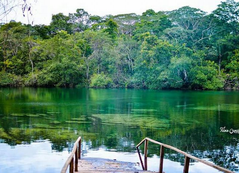 Vista da lateral na  Lagoa do Japonês, Pindorama emTocantins