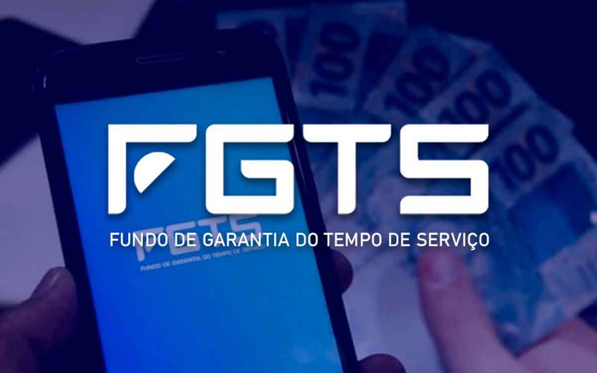 sacar o FGTS. Uma imagem mostrando a Marca do FGTS.