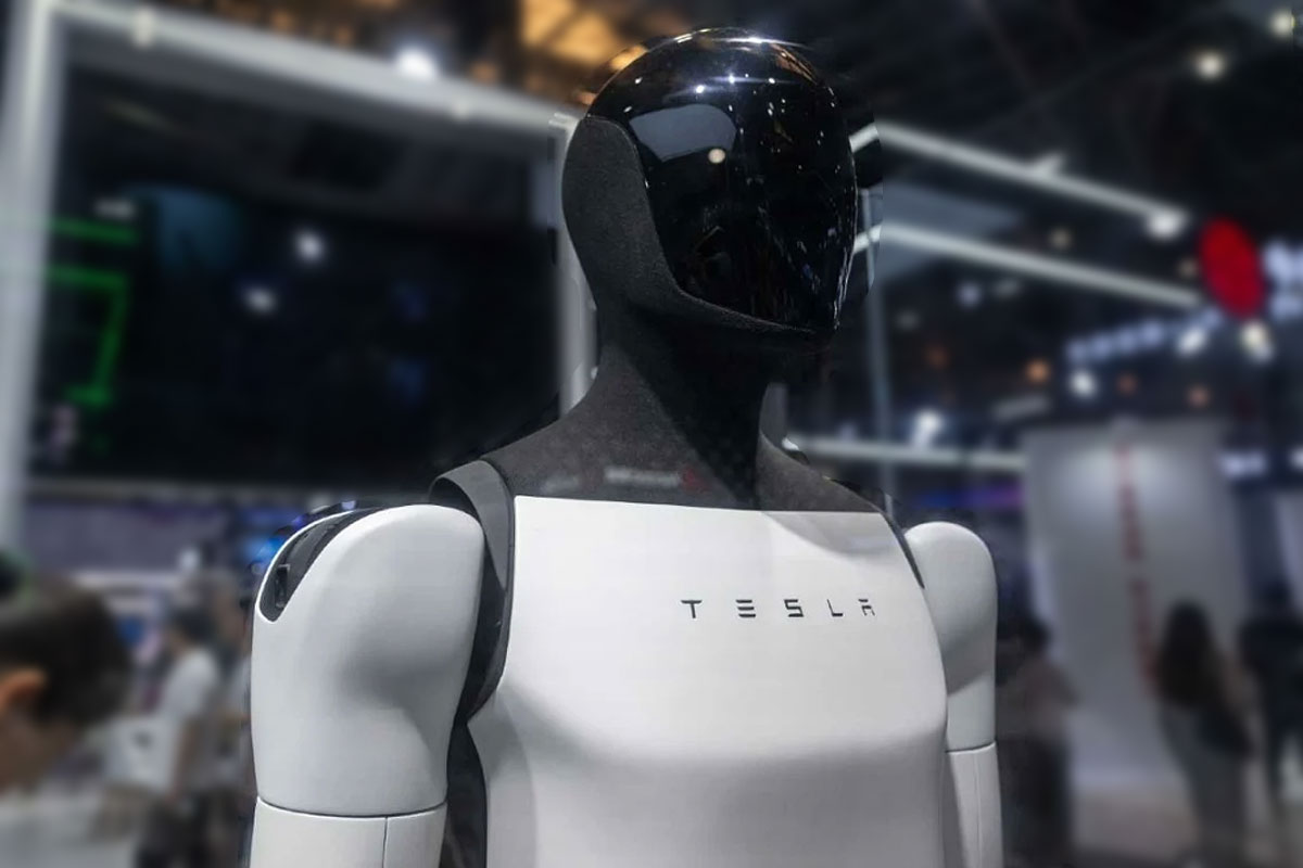 Uma das unidades dos 1 bilhão de robôs de Elon Musk.